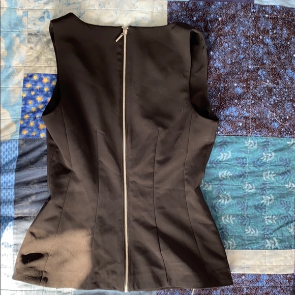Dynamite Peplum Top with Zipper Details - Picture 2 of 4